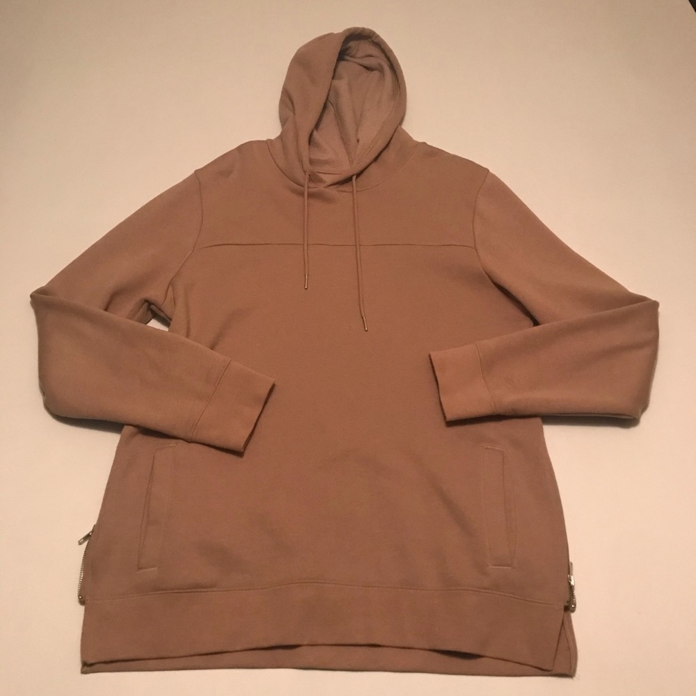 Pacsun Large Wheat Hoodie w/ Zippers